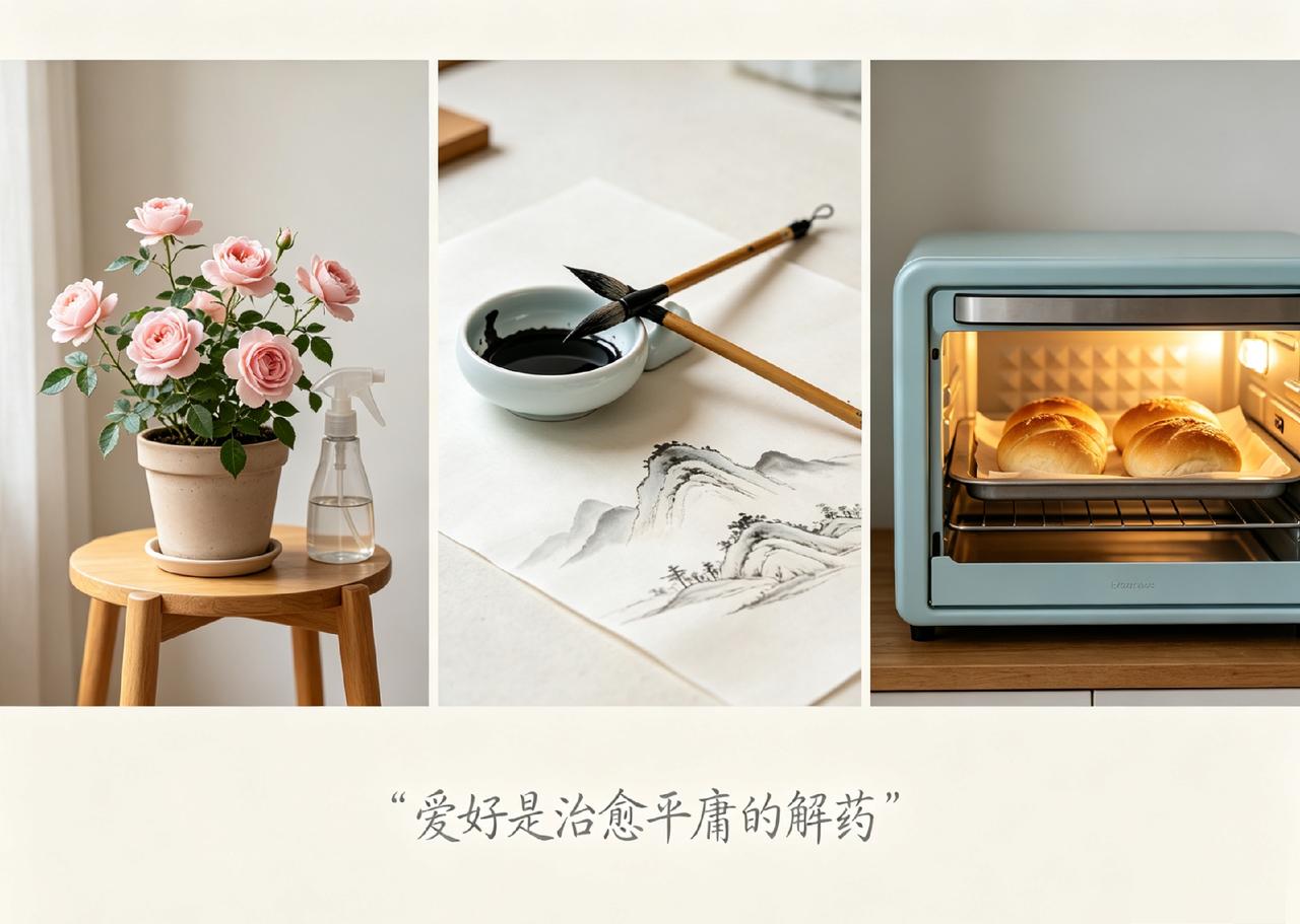 平淡生活里，爱好是治愈平庸的解药。可以是养花弄草，静待花开；可以是挥毫泼墨，寄情