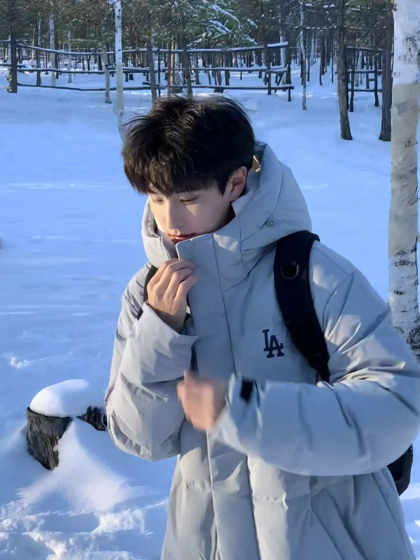 “喜欢下雪 喜欢你”