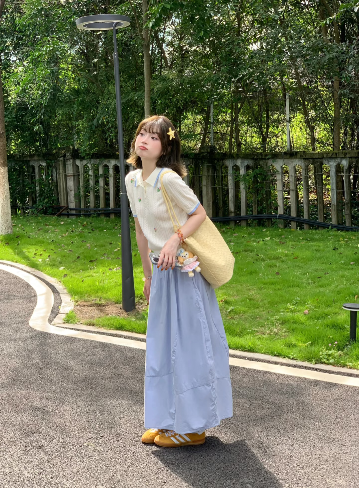 🧸今天是乖乖女look ๑🩵