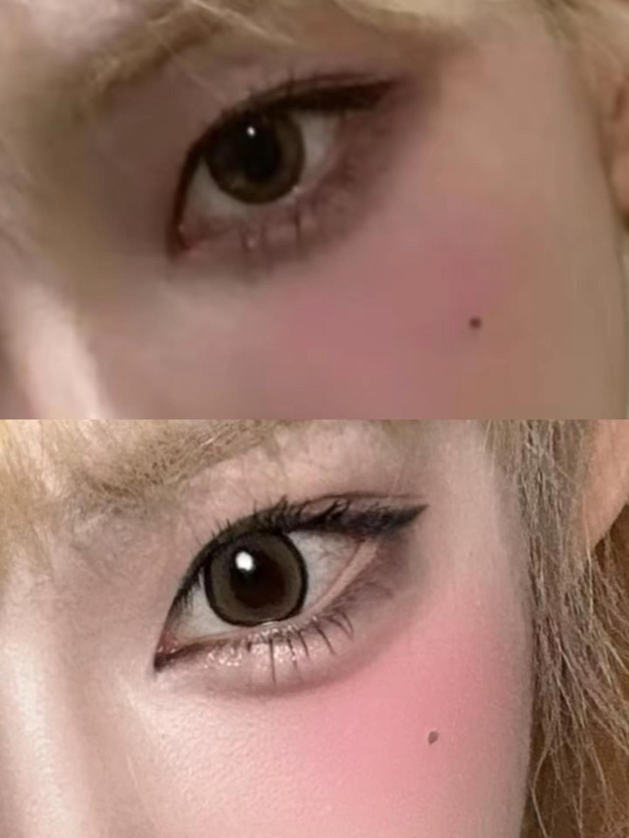 猜猜是谁的仿妆。柳智敏