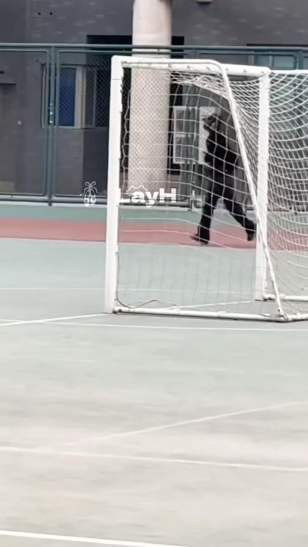 真穿皮裤跑一千米啧啧…此男的体力和肺活量有点太牛了🥵 严浩翔体测