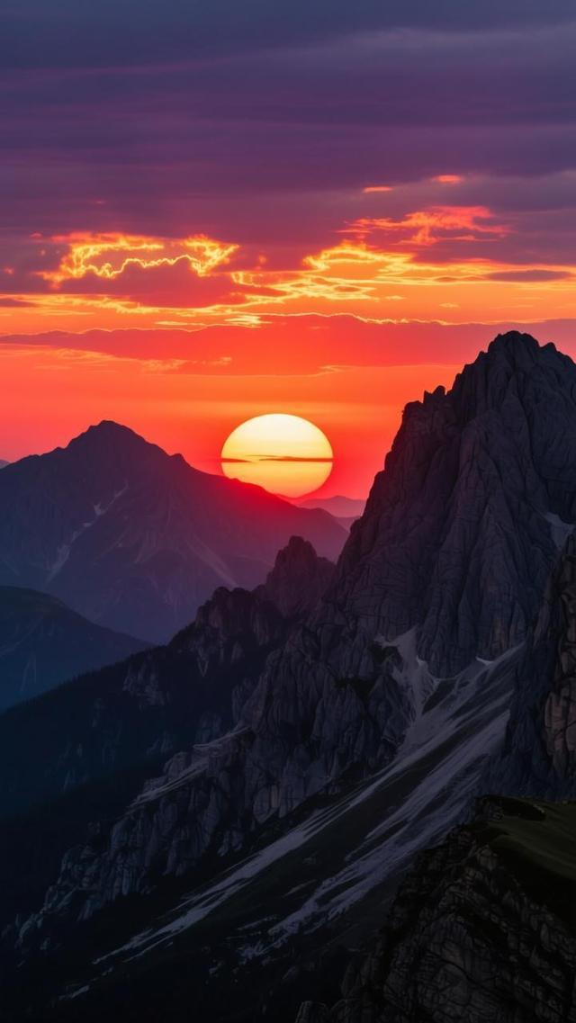 山雄吞落日，
海阔载人船。
横批：《山雄与水阔》