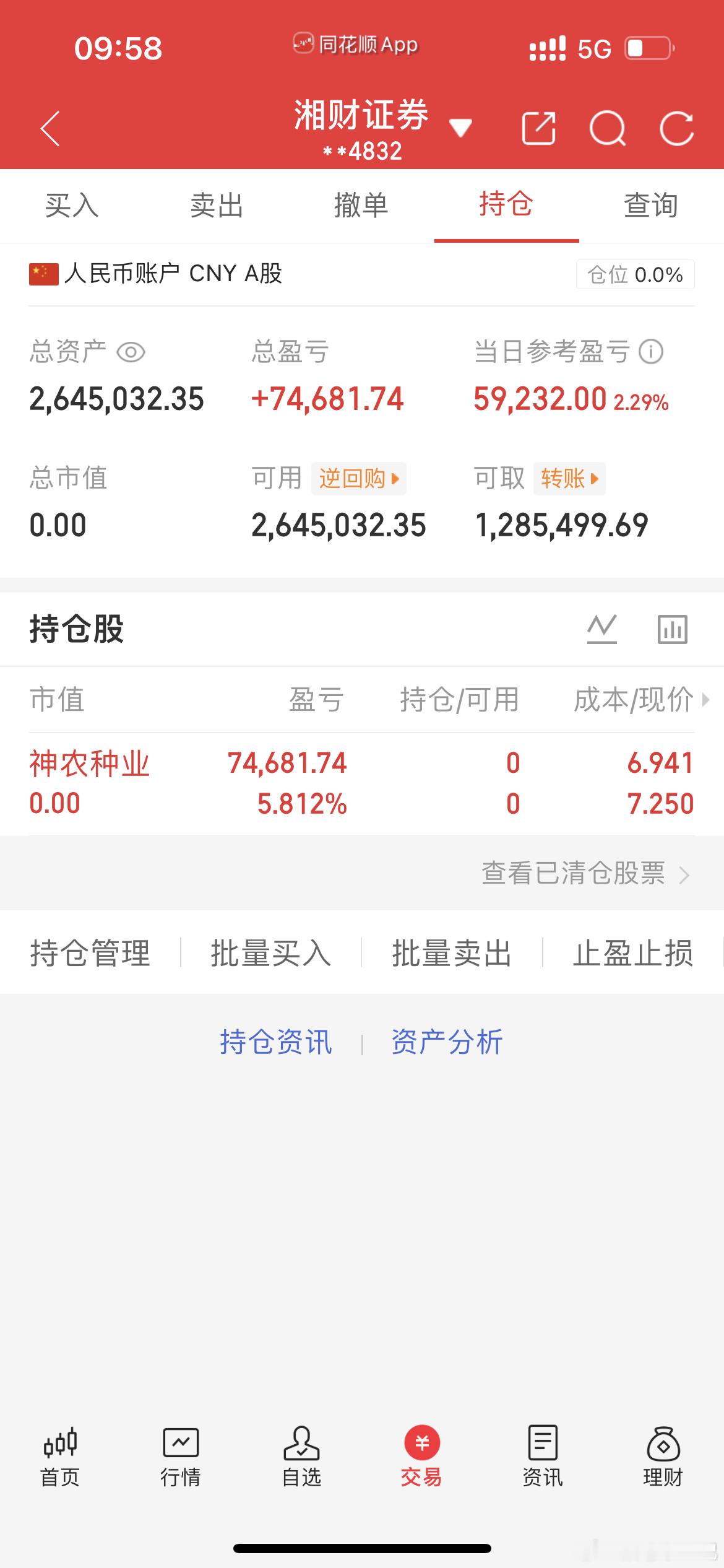 各位战友！神农种业300189全部出来了，记得给我点赞评论178来一波！ ​​​