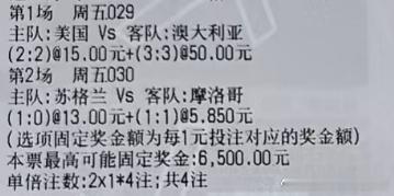 世界杯 美国vs澳大利亚世界杯 苏格兰vs摩洛哥善于从基本面分析球队走势方向和战