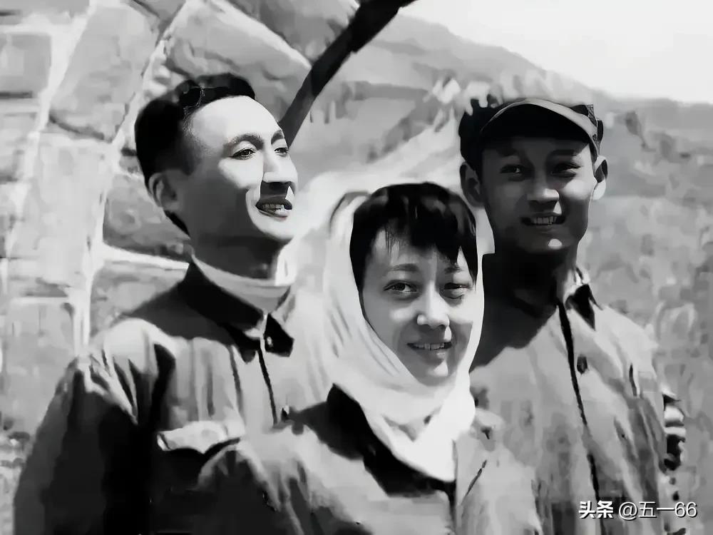 八一厂的三片绿叶言小朋 刘江 王孝忠与大红花（海棠花）