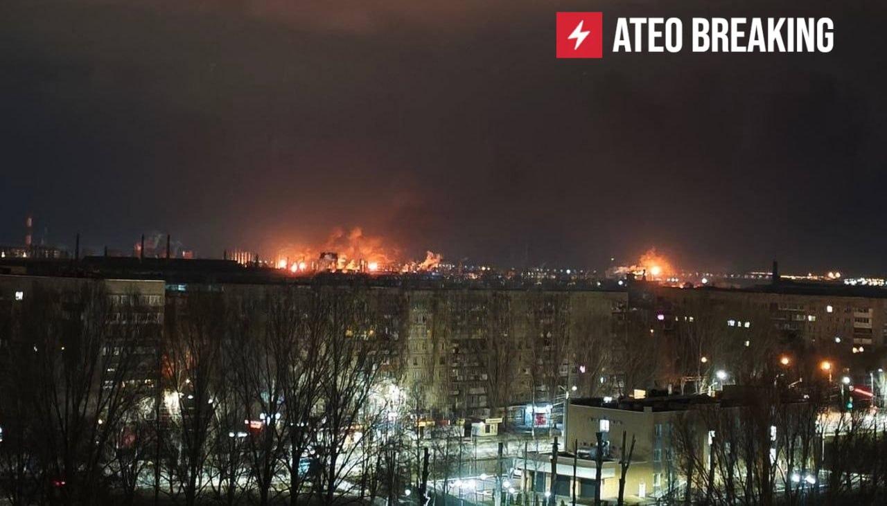 托利亚蒂遭到无人机的大规模袭击，两家化工企业——“托利亚蒂化学”和“库伊比舍夫氮