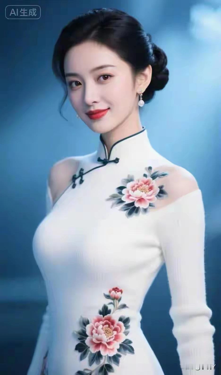 中国旗袍，百年传承。
文化底蕴，经久不衰。
贴身裁剪，凸显性感。
东方美人，青春