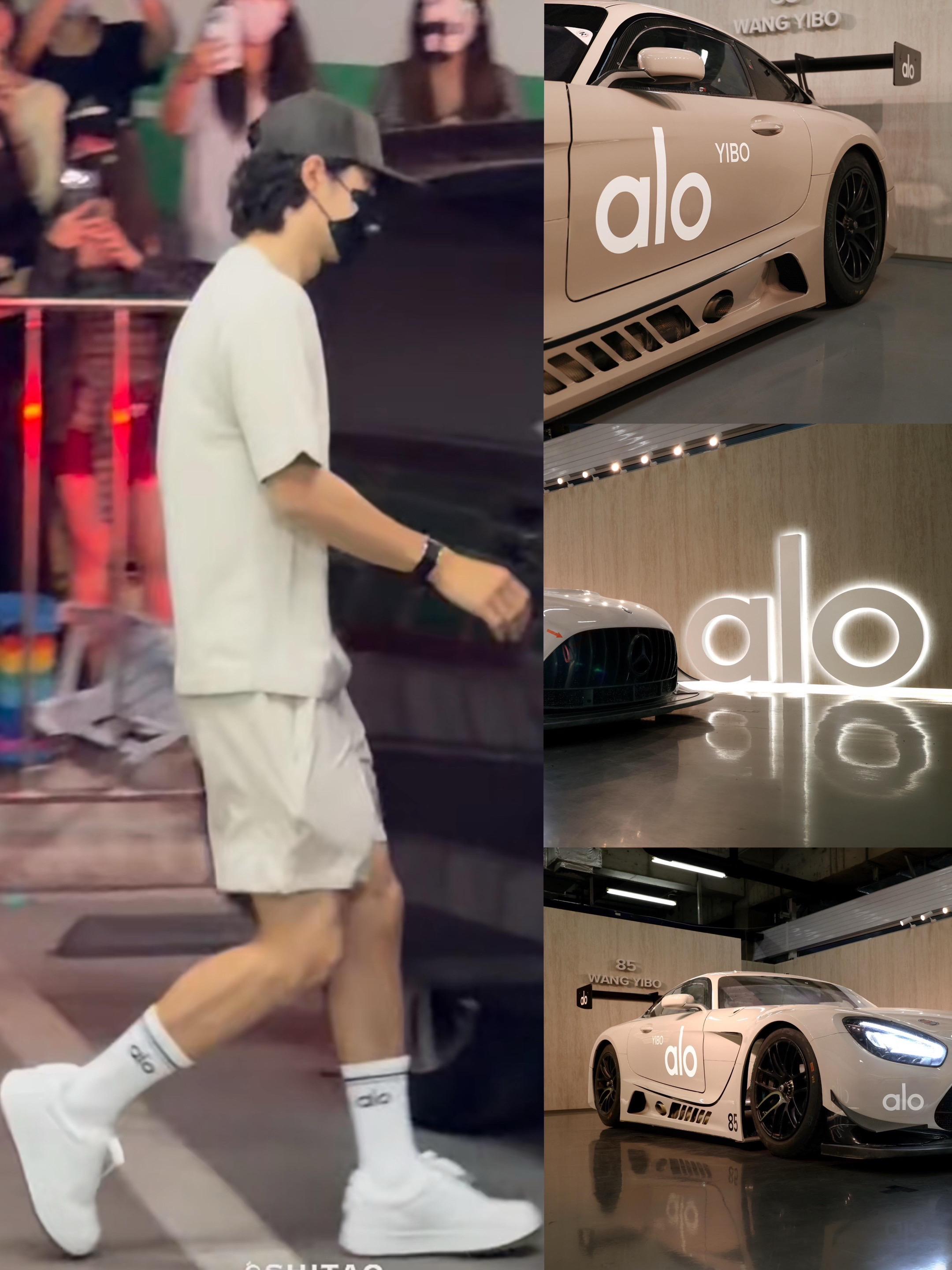 燥候alo全球代言人的广告大片。