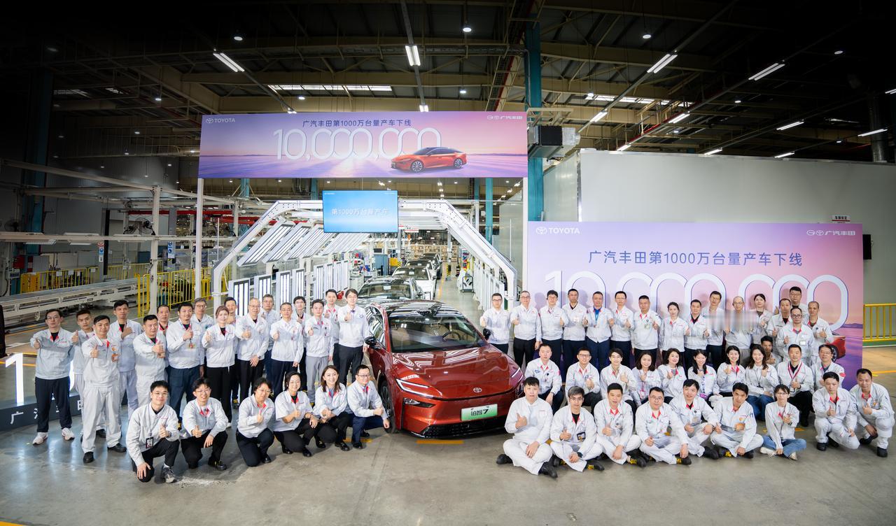 其实比完成1000万台量产车下线的成绩，铂智品牌卖得好可能更让广汽丰田开心，上半