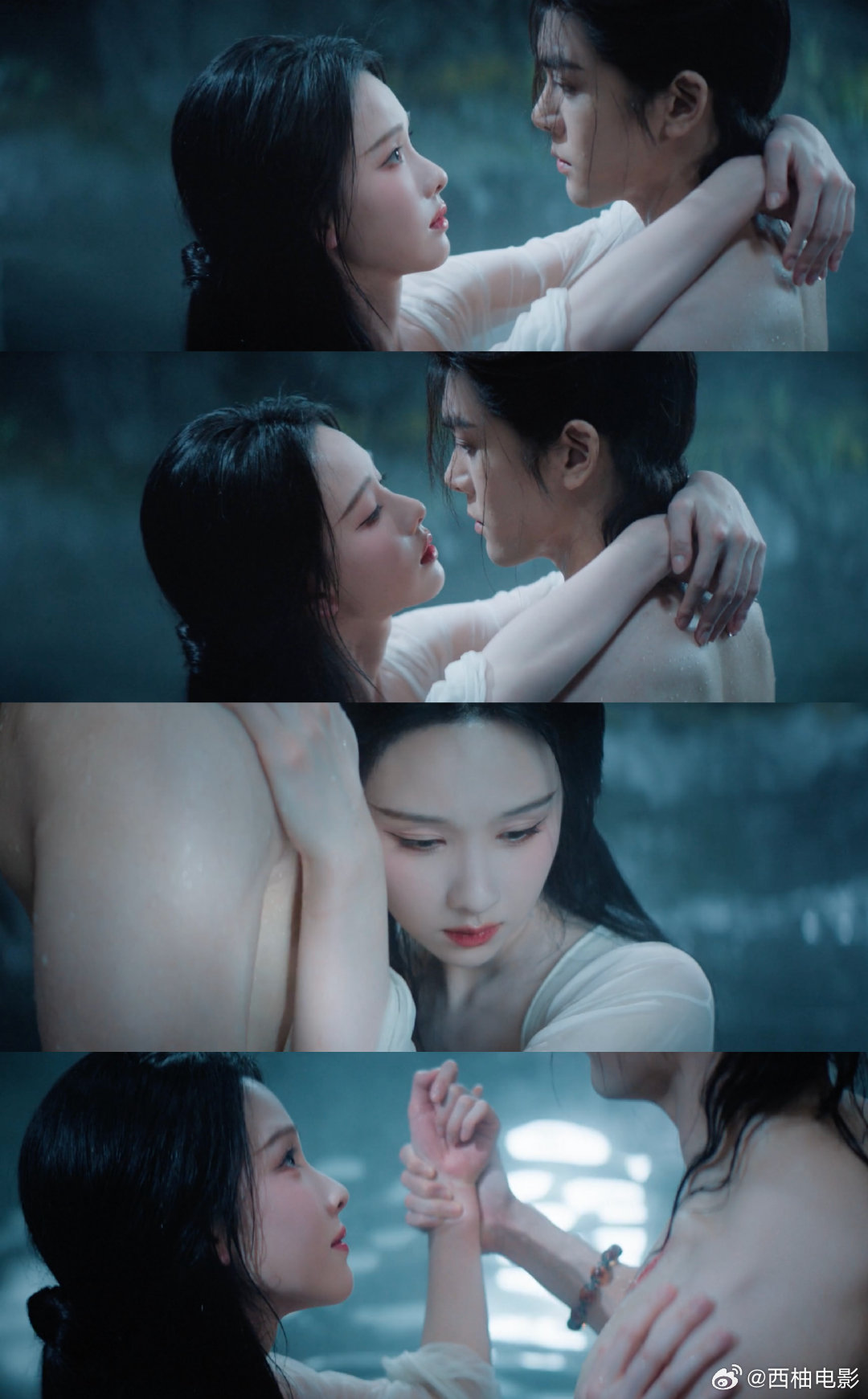 月鳞绮纪成年人的拉扯这才是古偶天花板！武拾光雾妄言浴池名场面，没有多余台词，全靠