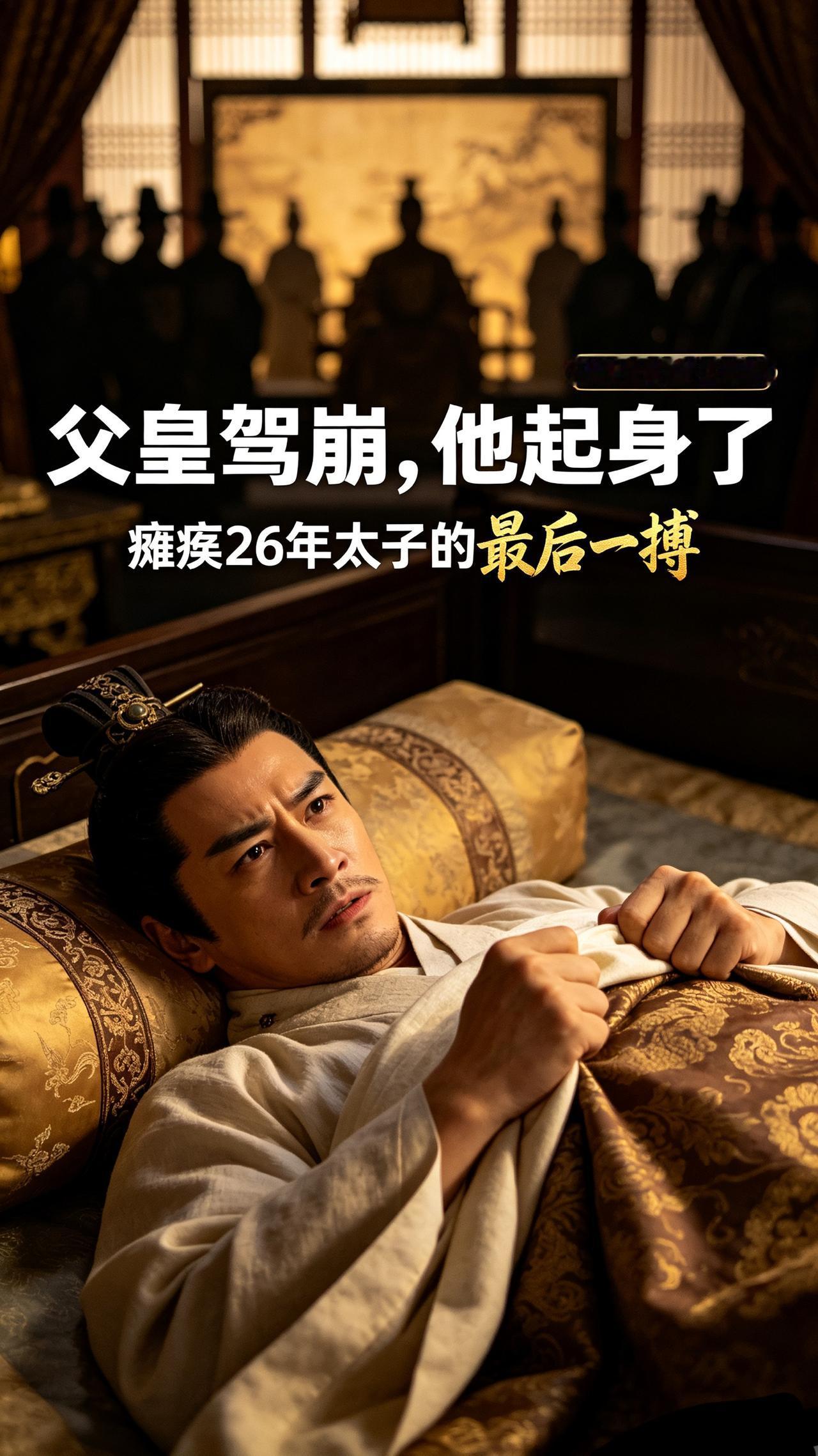 瘫痪卧床口不能言，做二十六年太子，一朝消息传来起身称帝

读懂皇权之下人性的隐忍