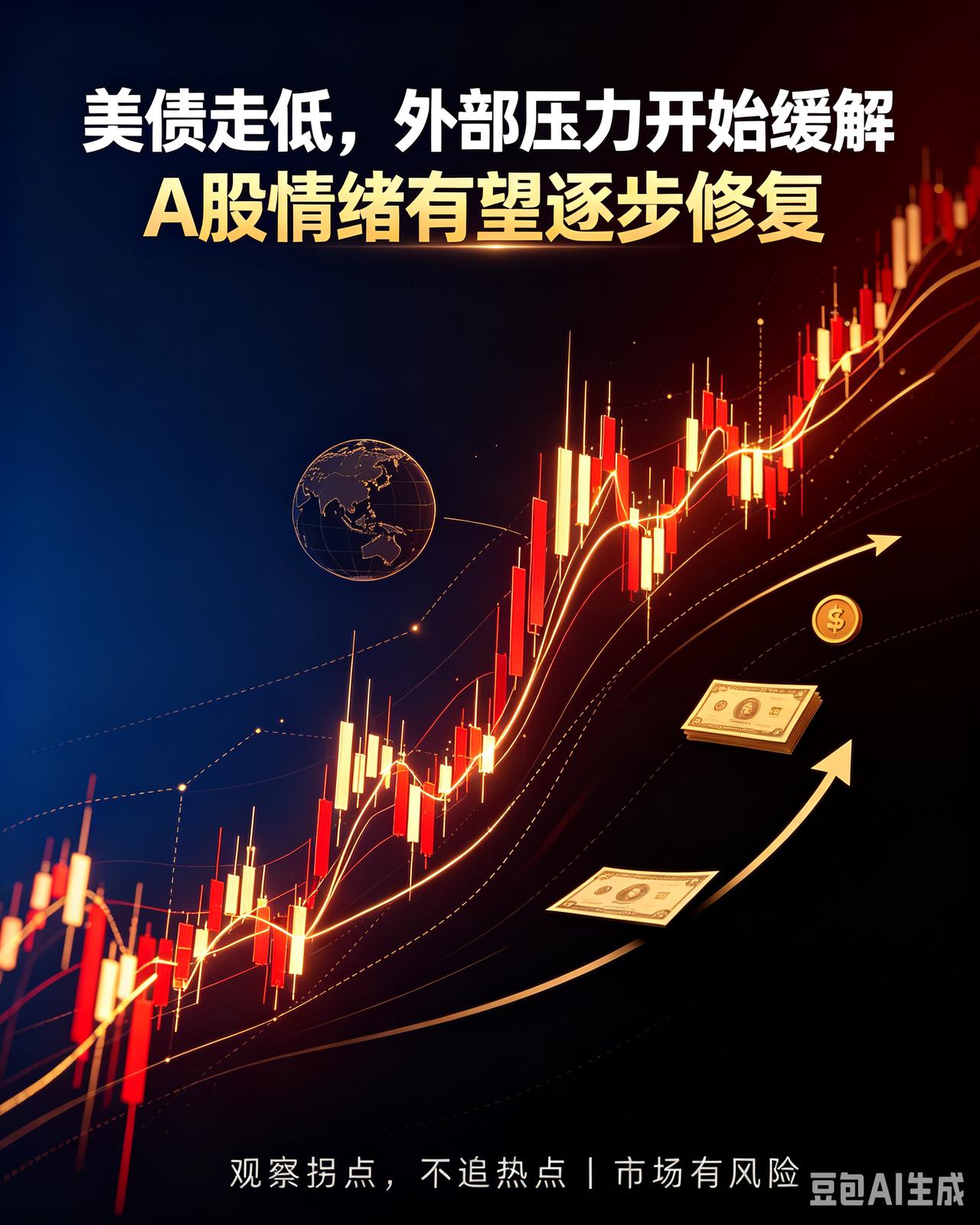 美30年期长债收益率快速回落，黄金大涨，A股该怎么解读
 
美国30年期国债收益