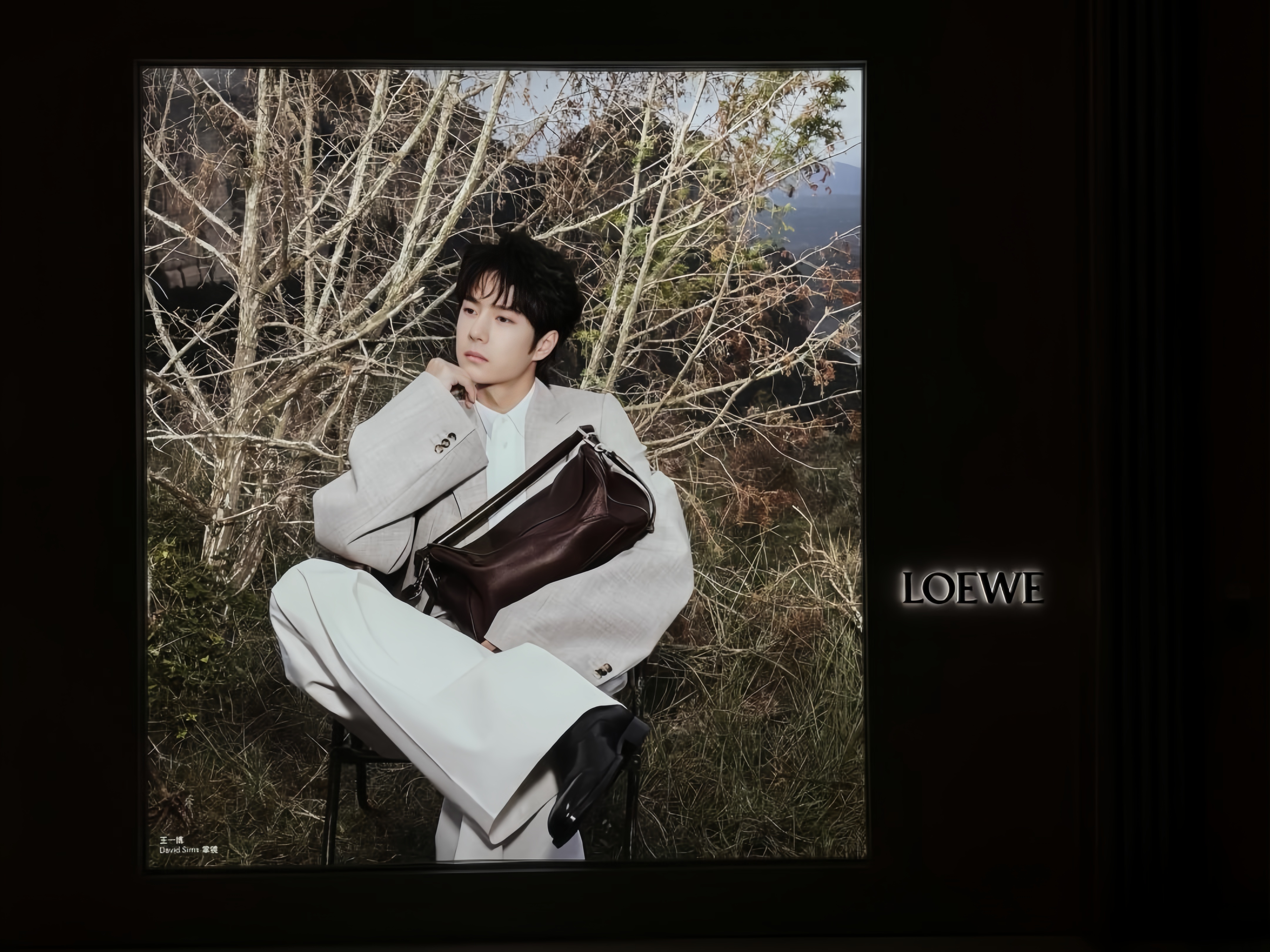 AD Campaign ：王一博  in  LOEWE  2025 一博的第一支
