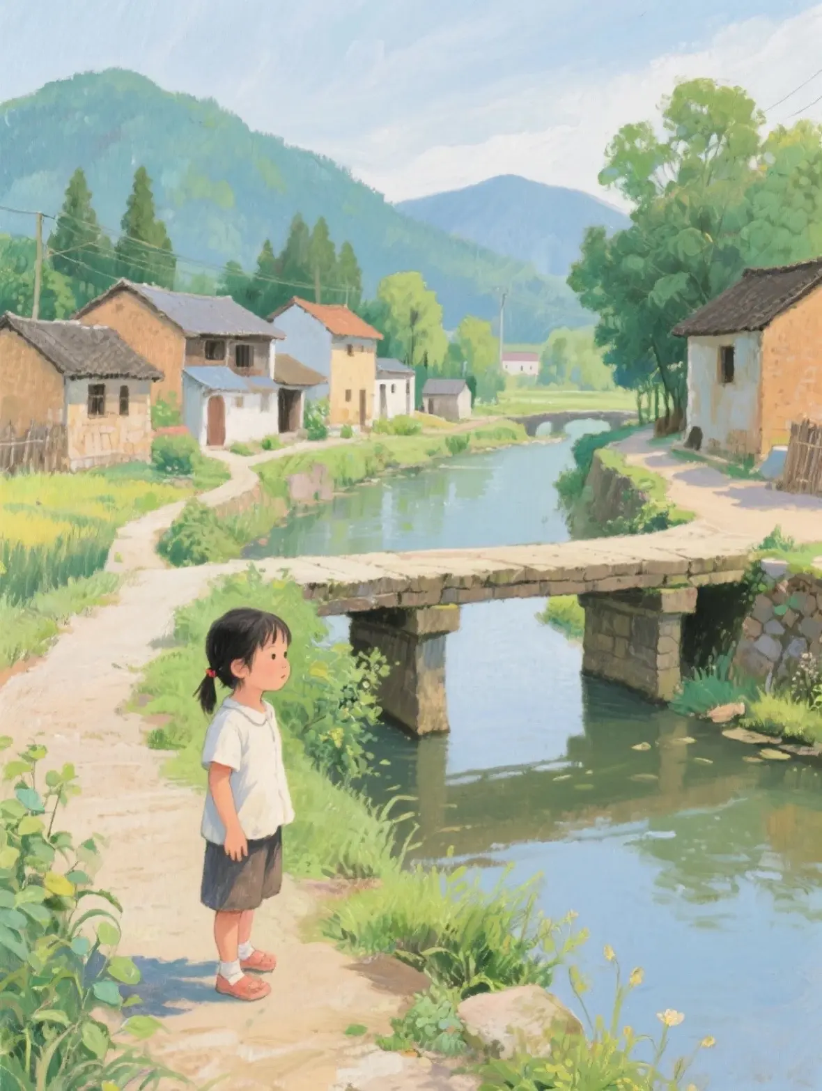 住进风景里 小清新治愈系 原创动漫