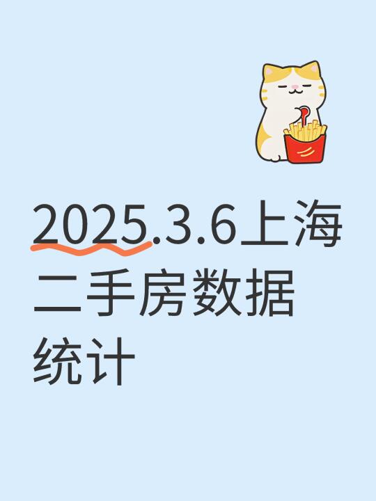 2025.3.6上海二手房数据统计