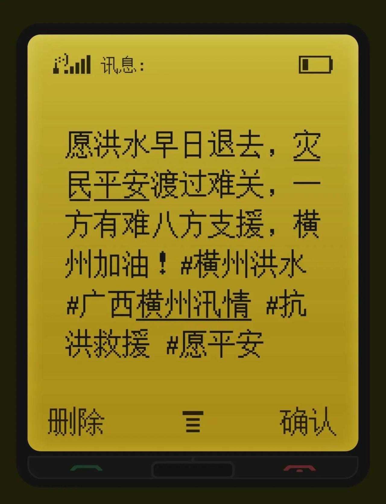 愿洪水早日退去，灾民平安渡过难关，一方有难八方支援，横州加油！横州洪水 广西横州