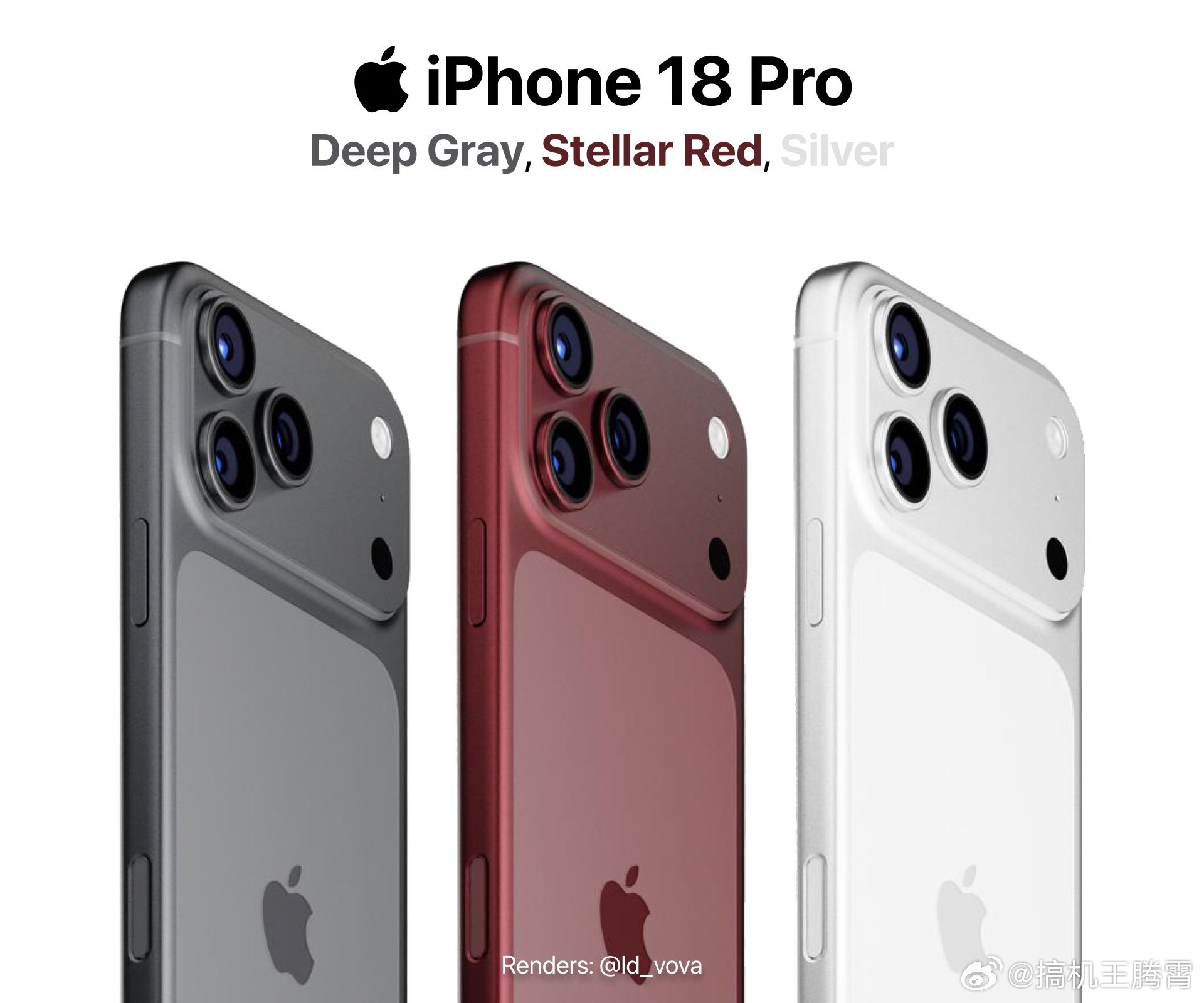 iPhone18Pro配色前瞻目前最新爆料消息，今年iPhone18 Pro系列