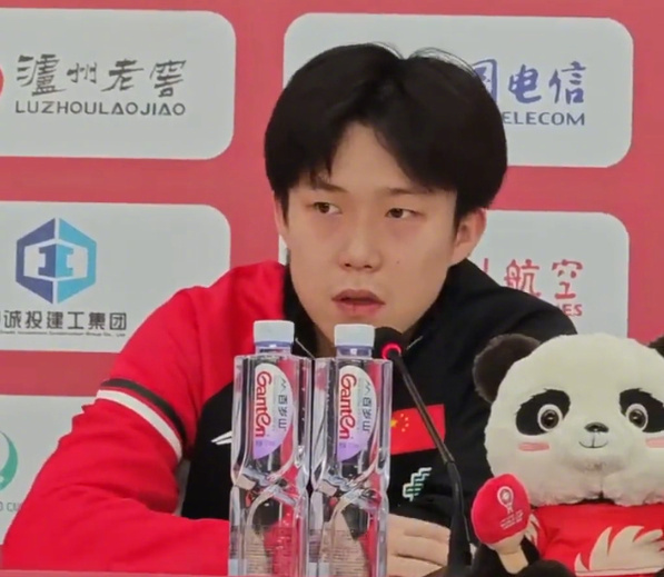 王楚钦说一日三赛有点累 王楚钦在成都混团世界杯一日出战了男单、混双、男双三个项目