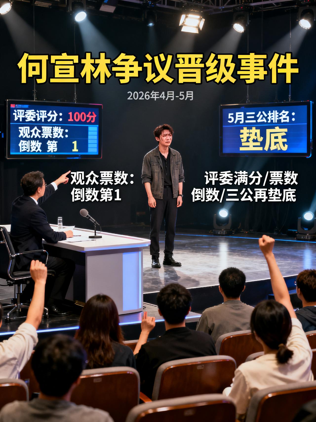 何宣林这次引发热议，主要就是因为她的舞台表现和最终票数反差太大，很多观众看完都觉