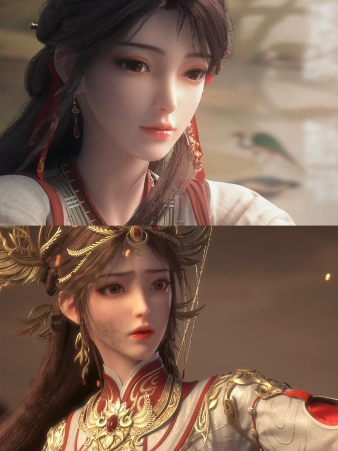 #完美世界的含金量还在上升#每一次的造型和打斗都会让人眼前一亮，，剑斩骨神，威压