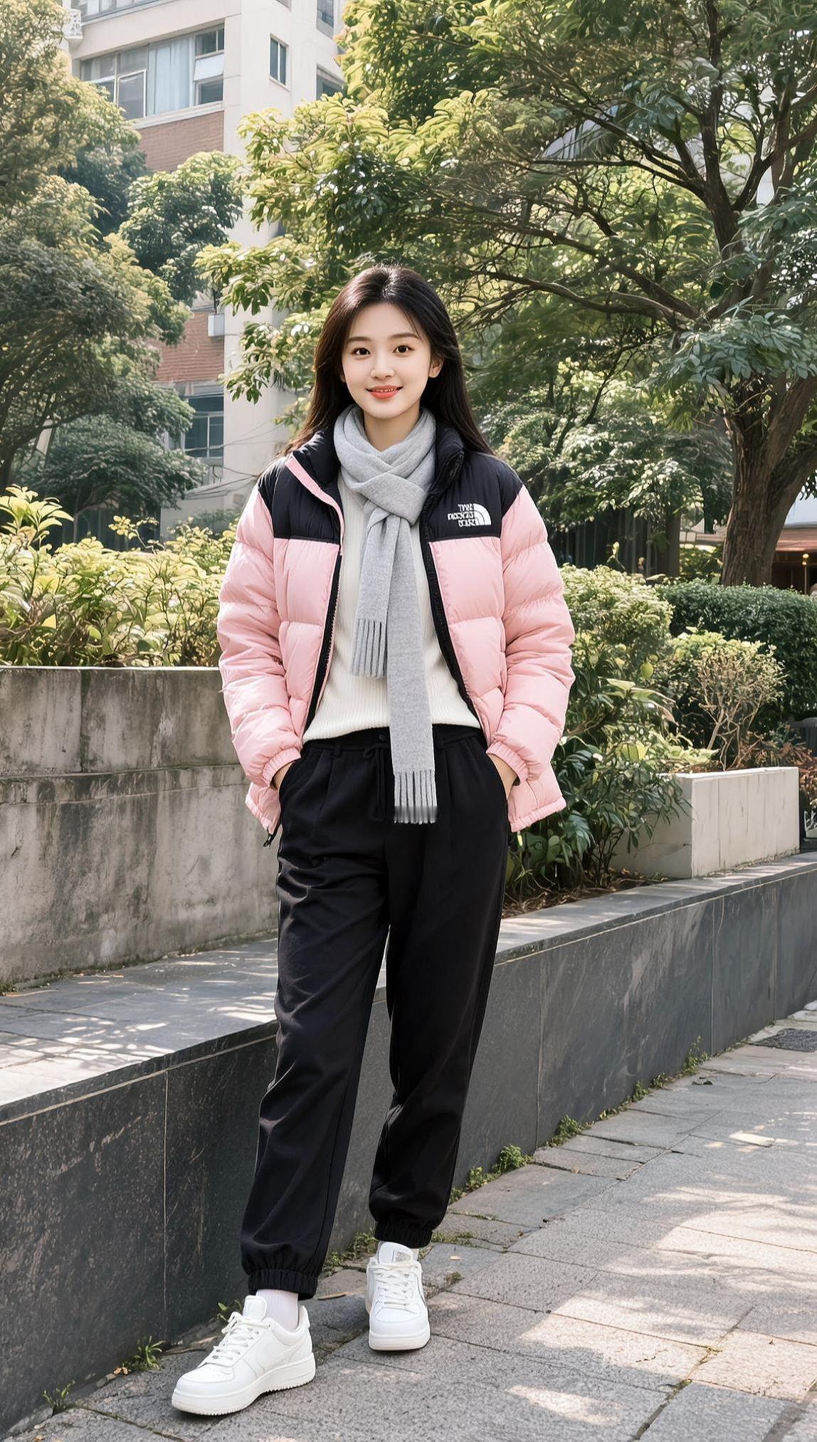 AI冬日随拍 抖音ai创作 高颜值