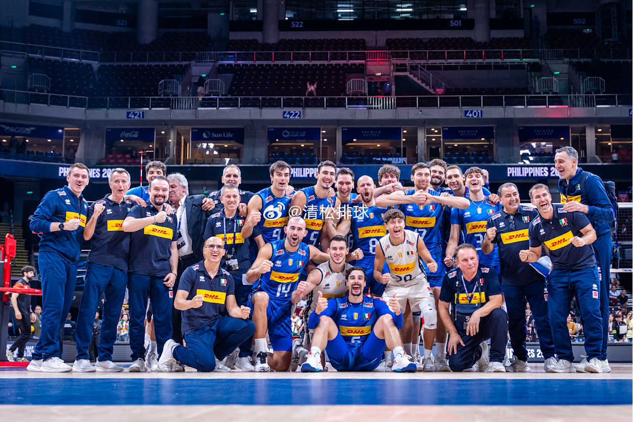 【赛果】2025年男排世锦赛¼决赛第一日赛果意大利🇮🇹3-0🇧🇪比利时（