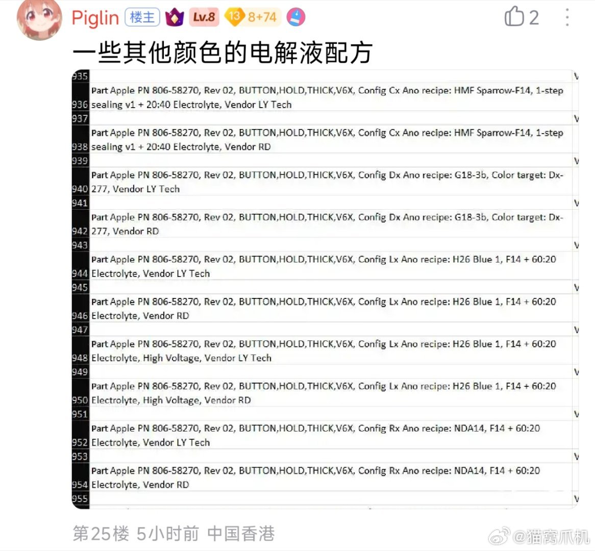 苹果这次印度塔塔工厂泄露的信息可能比大家想的都严重。大到不同版本的基带，主板的排
