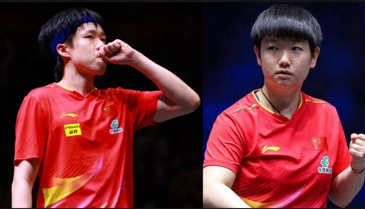 “因为我们的孙颖莎和王楚钦没来，所以，我问不是冠军！”，这句话似乎成了所有人的遮