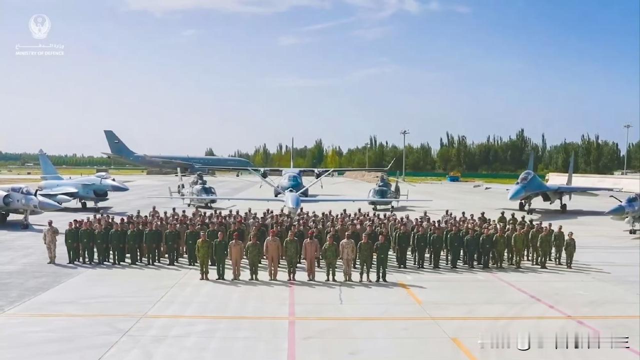 好家伙，想不到中东土豪阿联酋，也来我国参加中阿“猎鹰盾牌-2026”空军联合演习