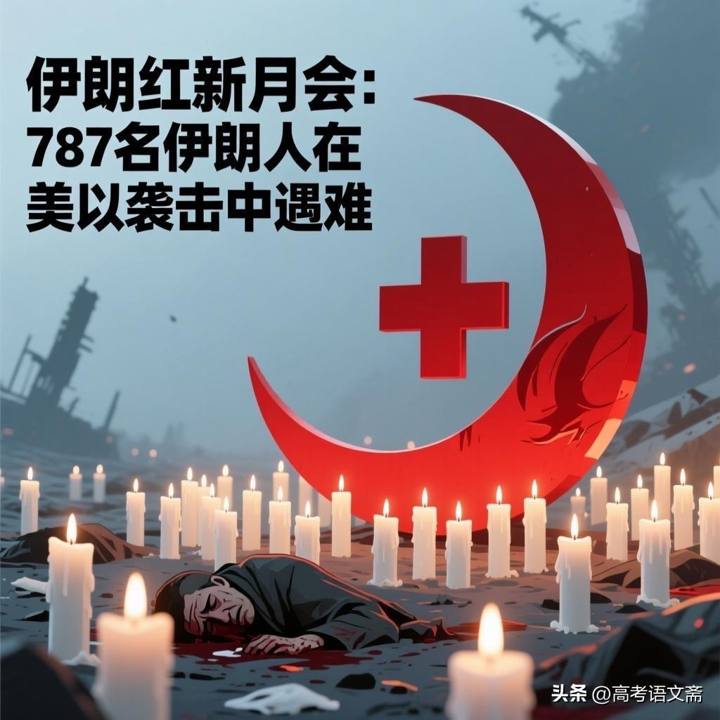 据伊朗红新月会消息，这787名无辜民众在美以的残酷袭击中失去了宝贵的生命。在此次