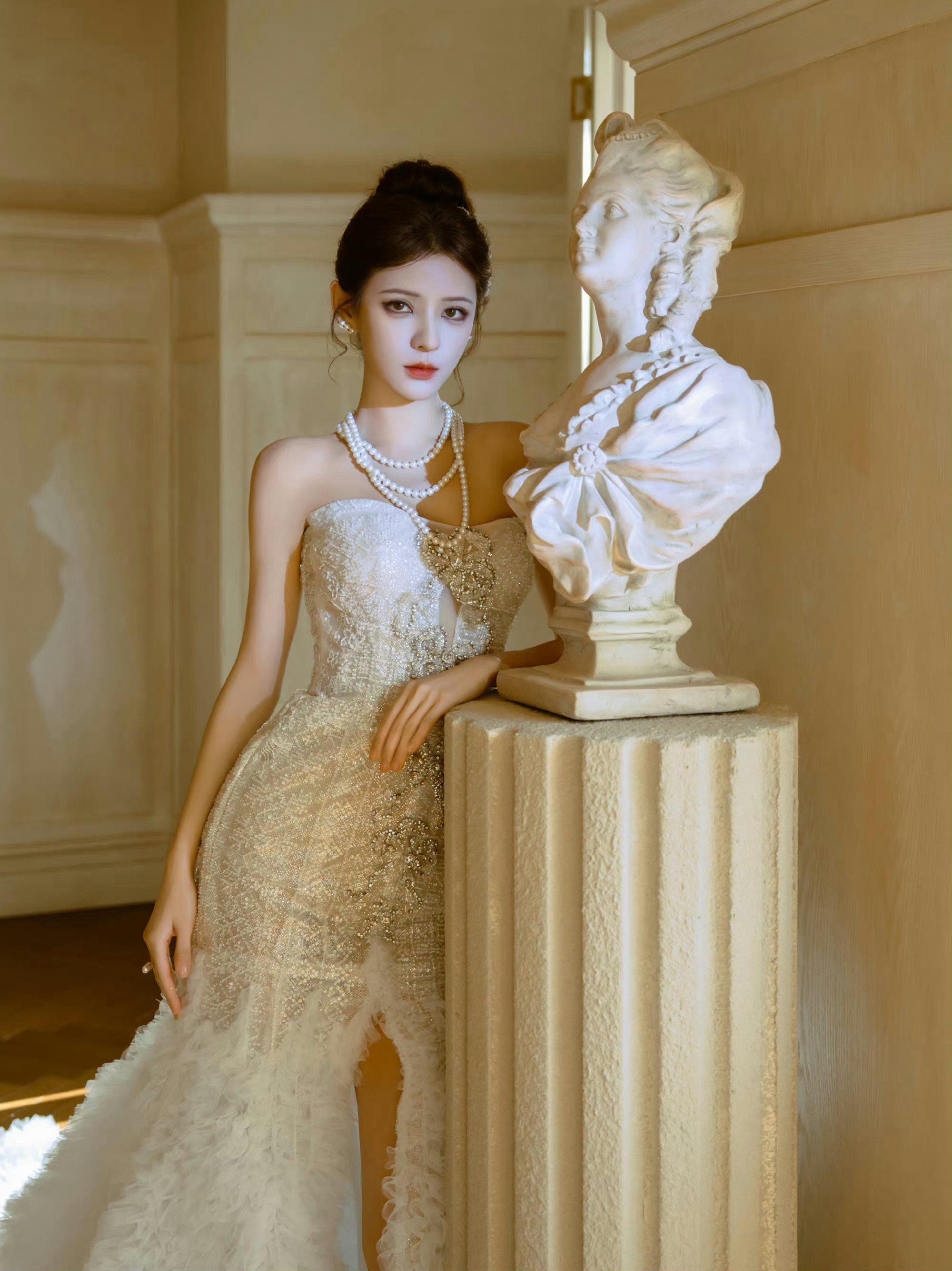 #乘风2024姐姐水彩画像#张予曦真·撕漫女走进现实—雕刻艺术般的美貌、、 ​​