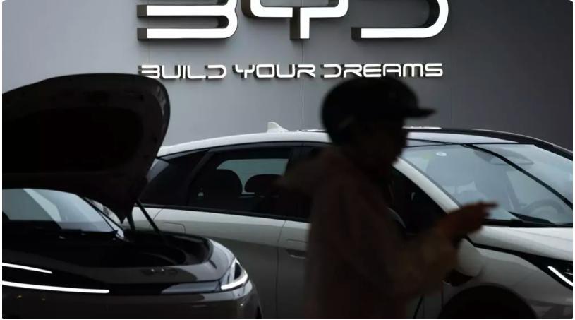 纯电动汽车销量：比亚迪超特斯拉

中美 – 据比亚迪周四在香港联交所发布的声明，