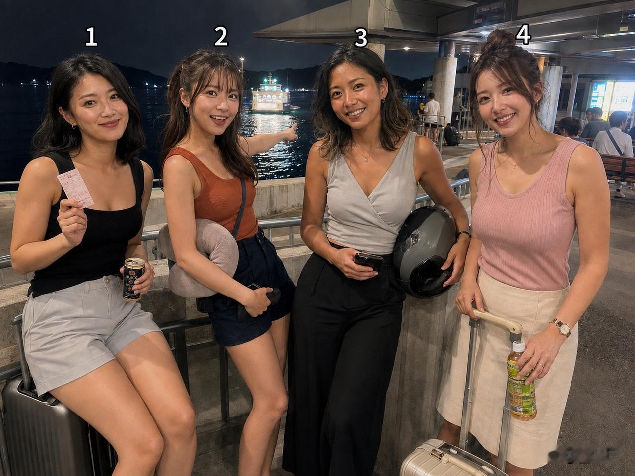 四位中年美女，不要彩礼，你会选择几号？