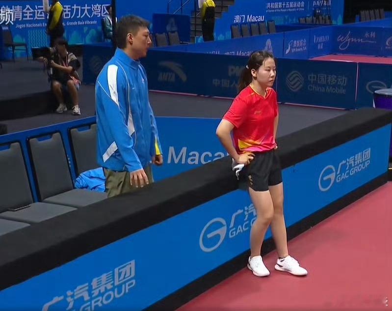 陈幸同今天的状态感觉不是很好，和朱雨玲的比赛过程，自身失误有点多，再加上朱雨玲实