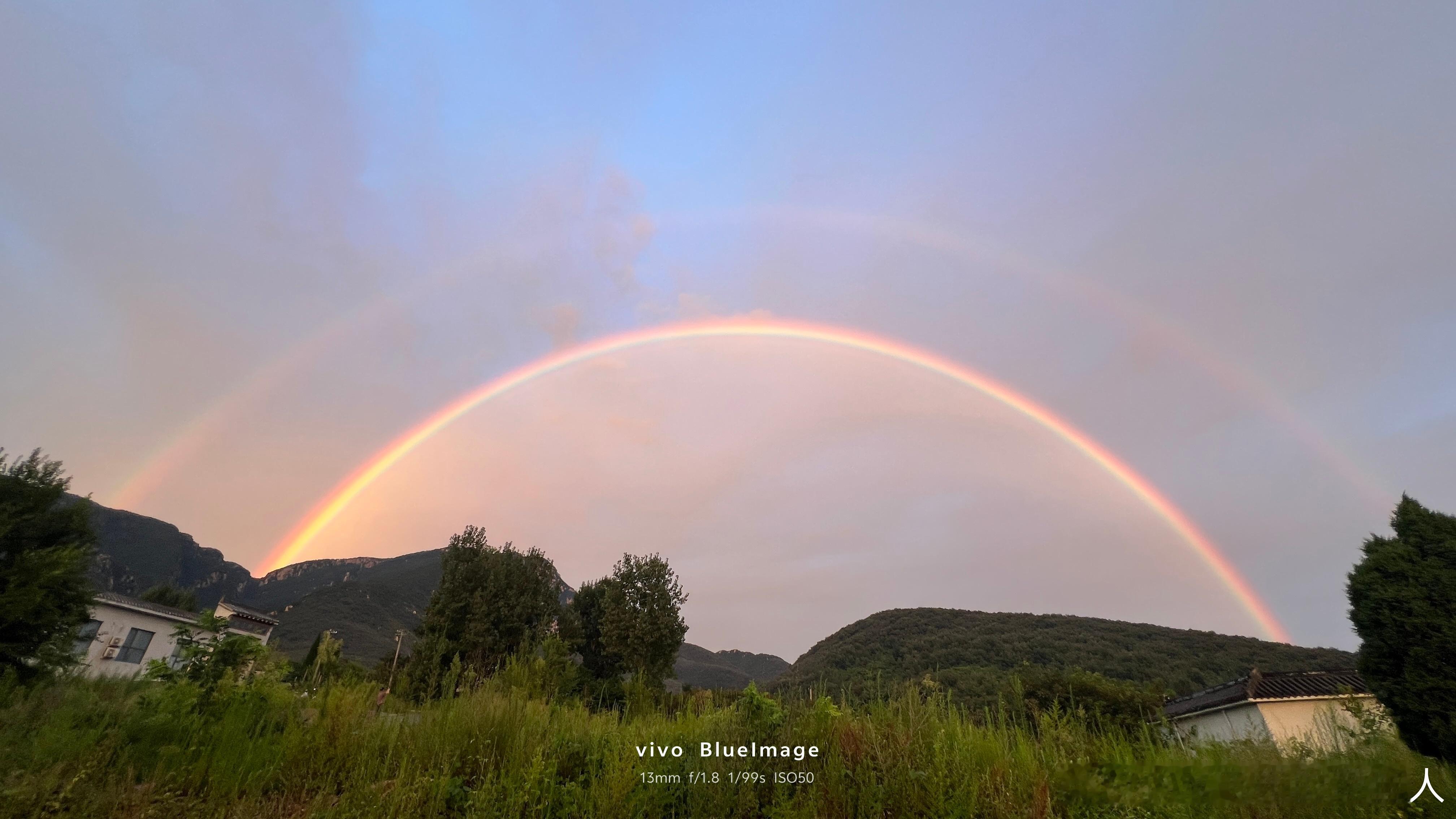 昨晚的雨后彩虹🌈属实被惊艳到了somewhereovertherainbow风