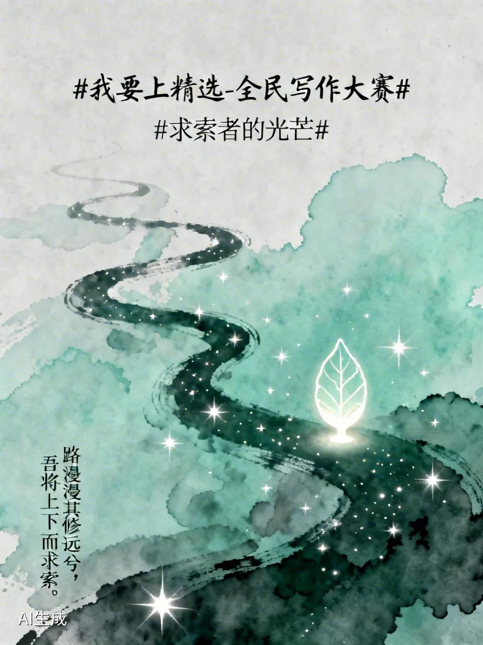 求索者的光芒 

“路漫漫其修远兮，吾将上下而求索。”两千三百年前，屈原伫立汨罗