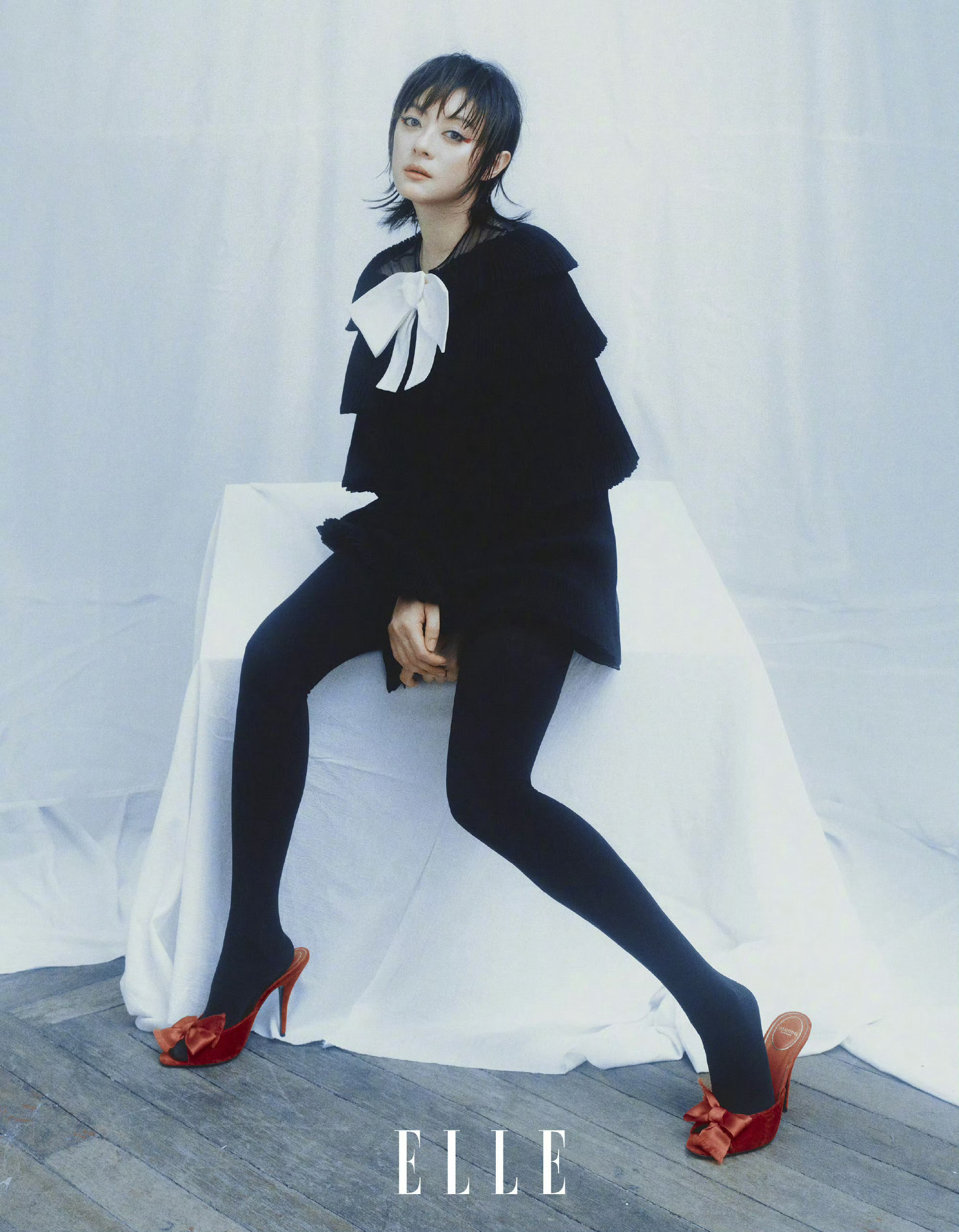 孙俪ELLE四月刊！这套眼妆好惊艳好魅惑～ 