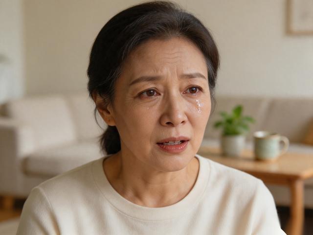 她把丈夫的旧饼干盒扔了。里面装着书信、老照片，还有儿子小时候的毛笔字。顺带扔掉的