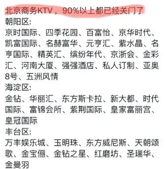 网传帝都90%以上的商务KTV关门了。

请问，商务KTV是什么，在里面谈生意聊