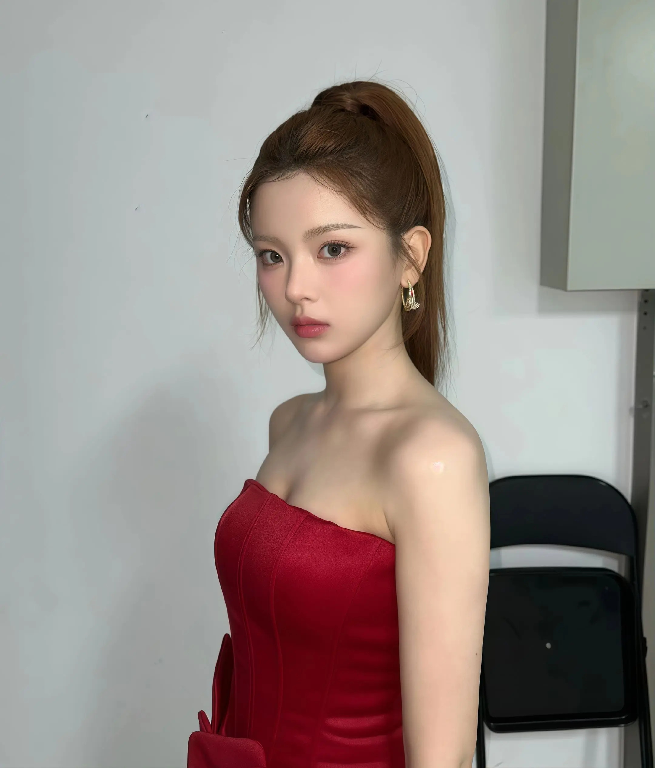 杨超越红色系 高级感