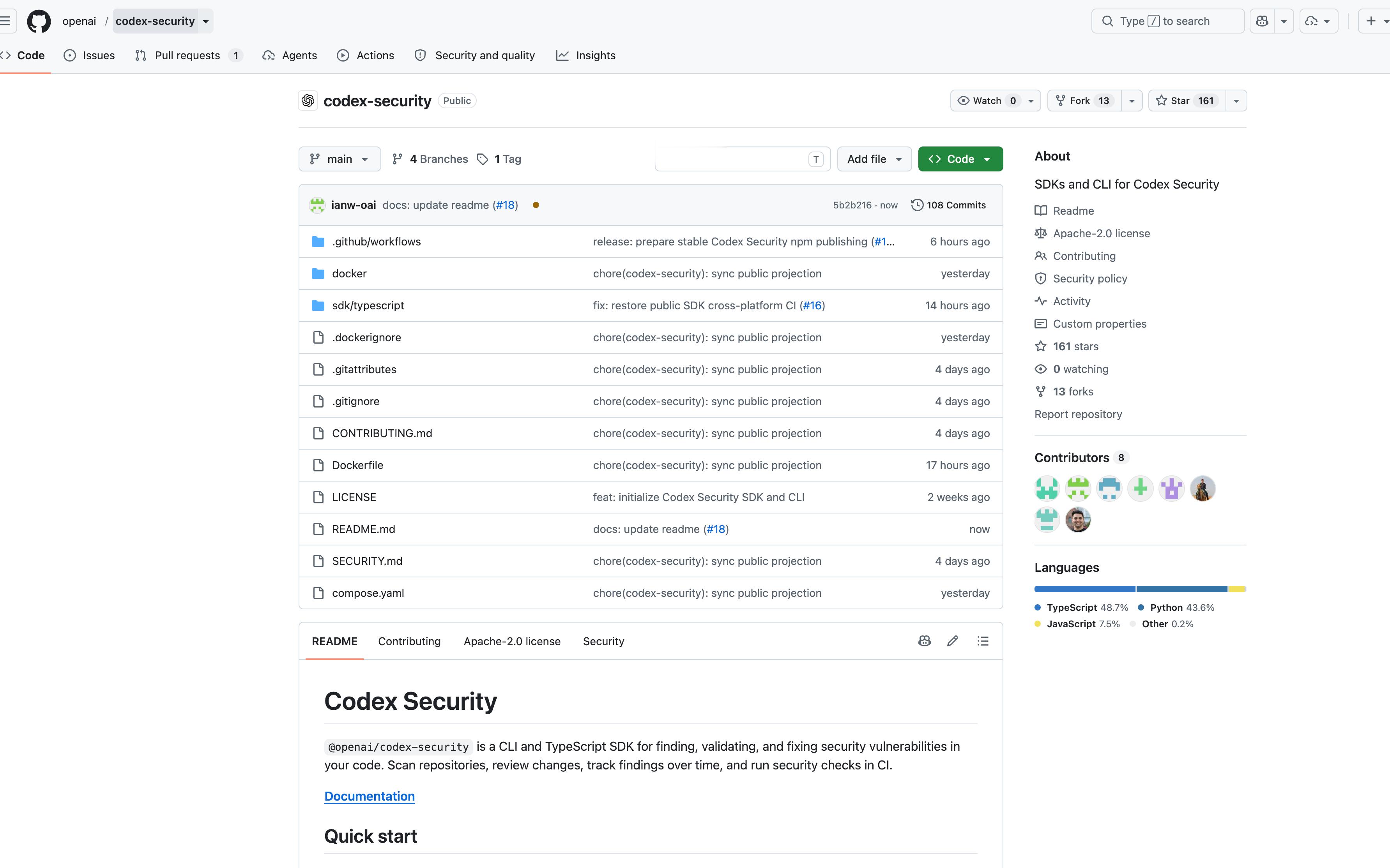 OpenAI 开源了 Codex SecurityCodex Security 