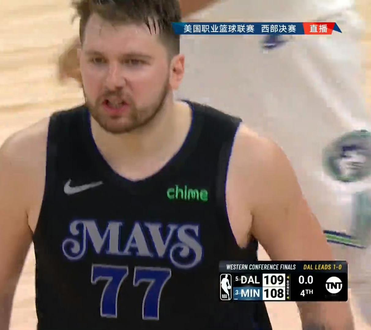 独行侠客场109:108再胜森林狼，大比分2-0领先！从最高落后18分再到最后东