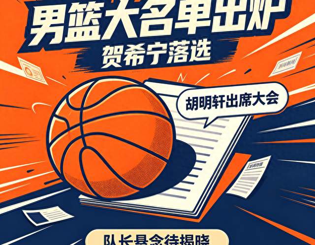 男篮名单惊魂72小时！禾贺希宁腰伤出局，崔永熙逆袭，队长已定？
