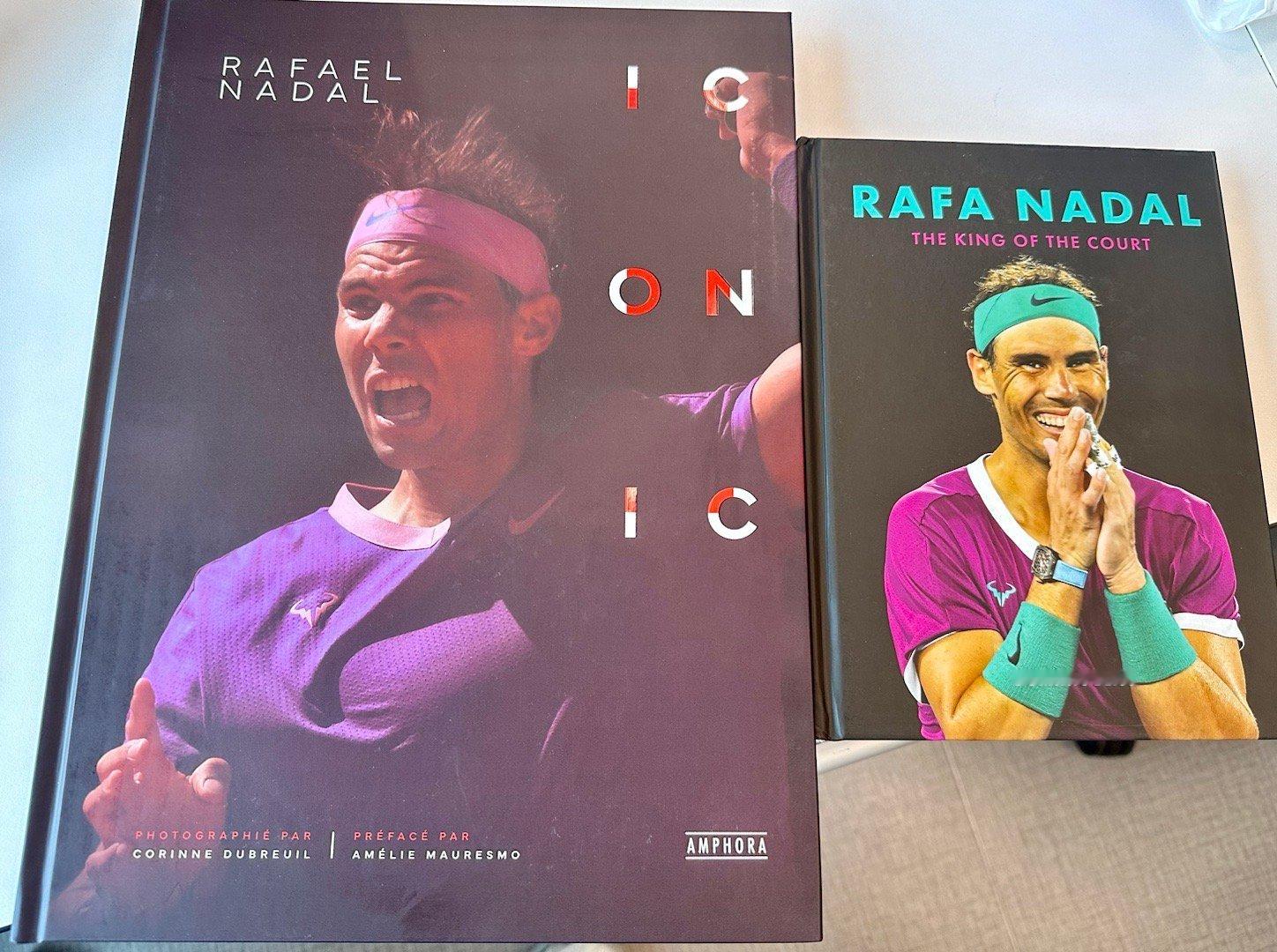 周四最大的惊喜是纳达尔的画册到货啦，一上手的感觉太有质感了，整一本摆在客厅或者卧