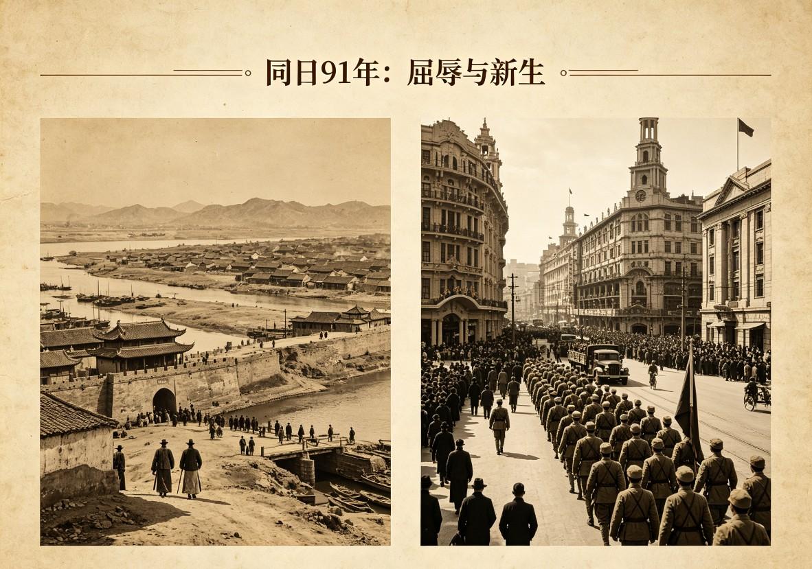 【5月28日：同一片土地，一边被割走，一边被收回，中间隔了91年】

今天翻历史