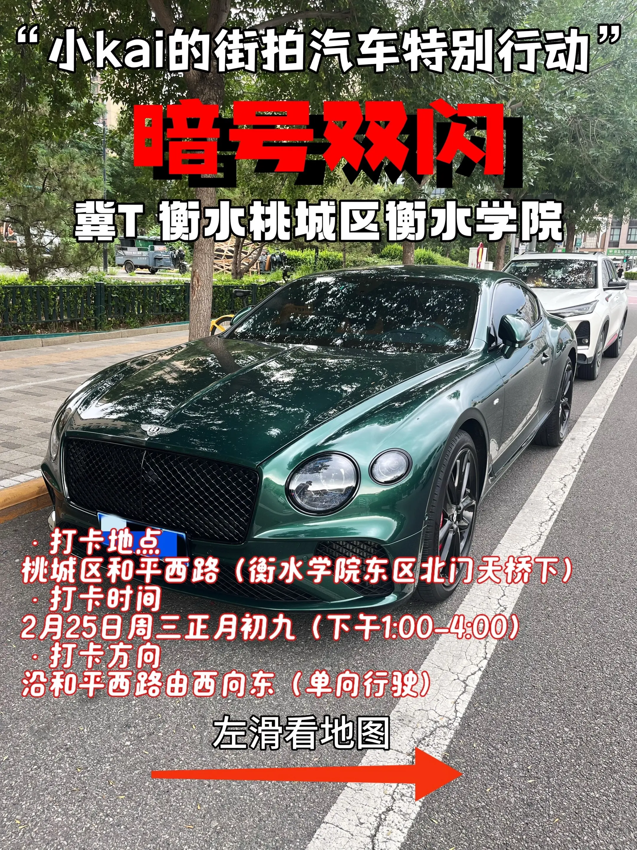 衡水全市最后一期汽车打卡行动，有车您来，视频上镜（无照片）