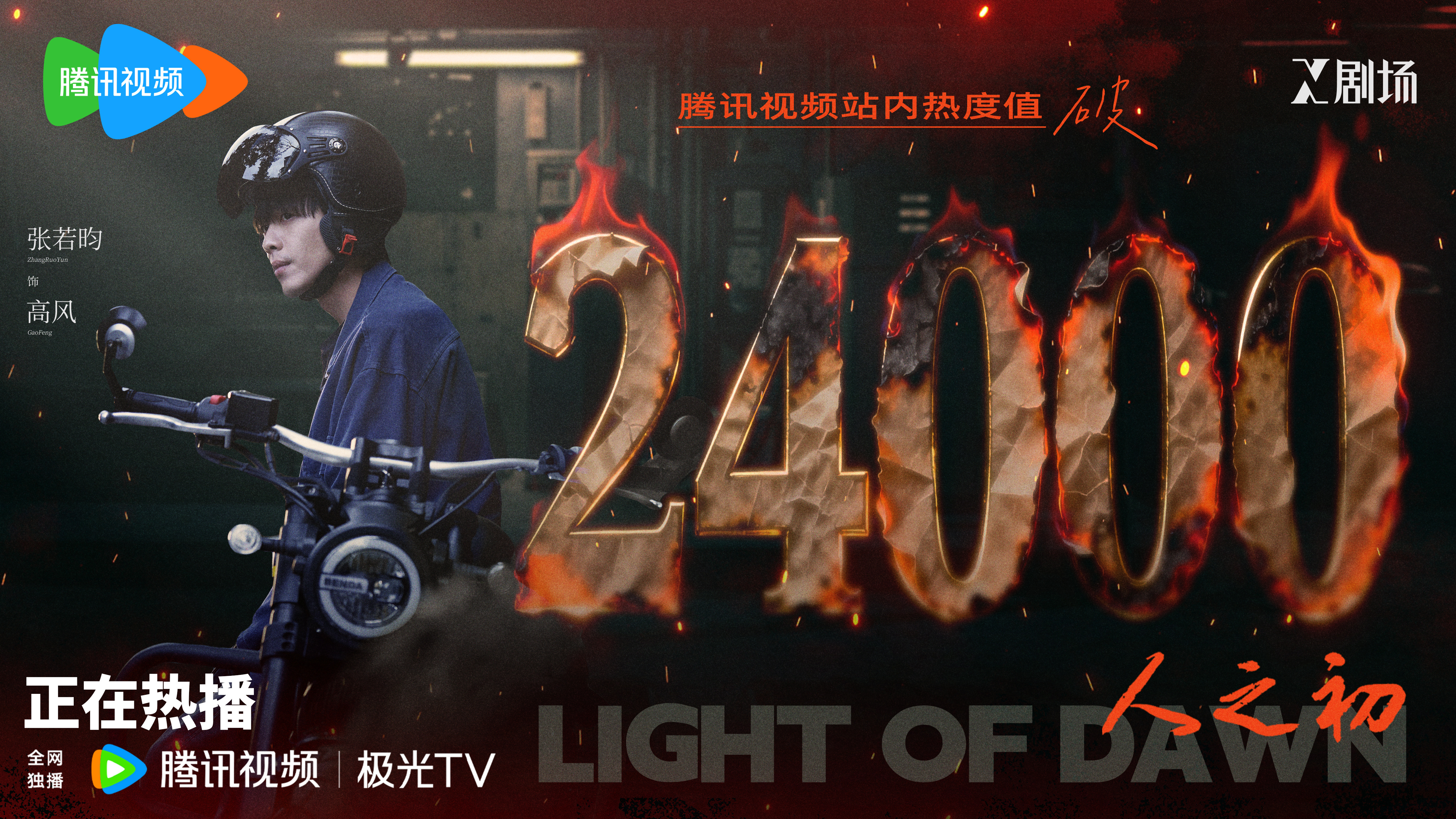 人之初腾讯站内热度破24000超点冲新高，24000达成！顺便提一句！今晚满广收