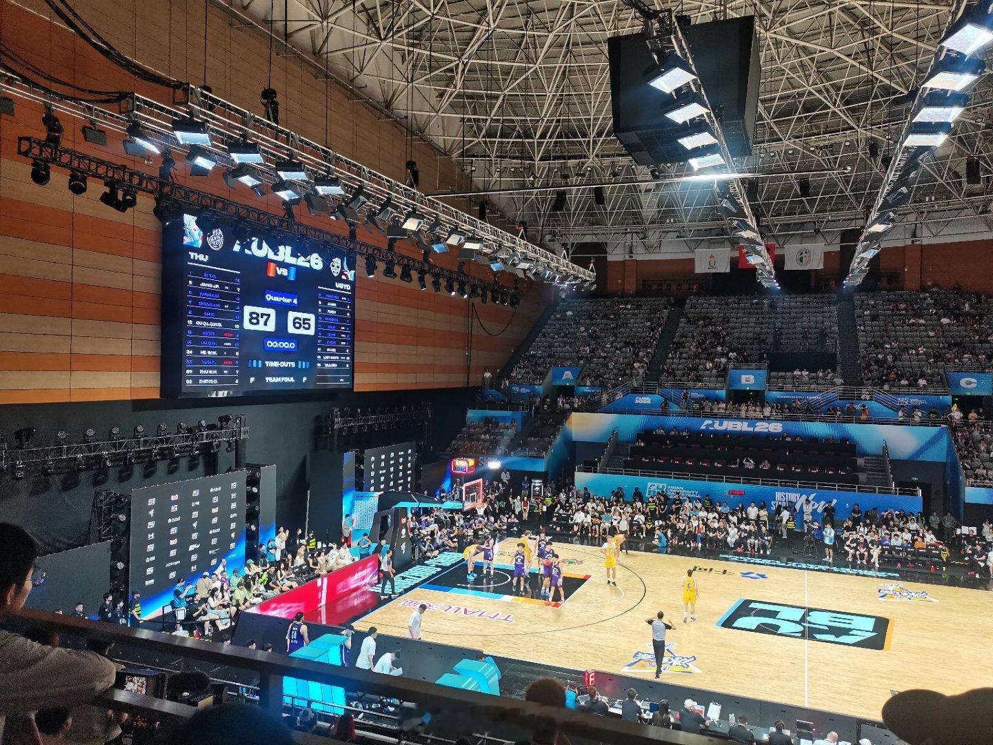 aubl2026 清华大学VS悉尼大学全场比赛结束，清华大学87：65  战胜悉