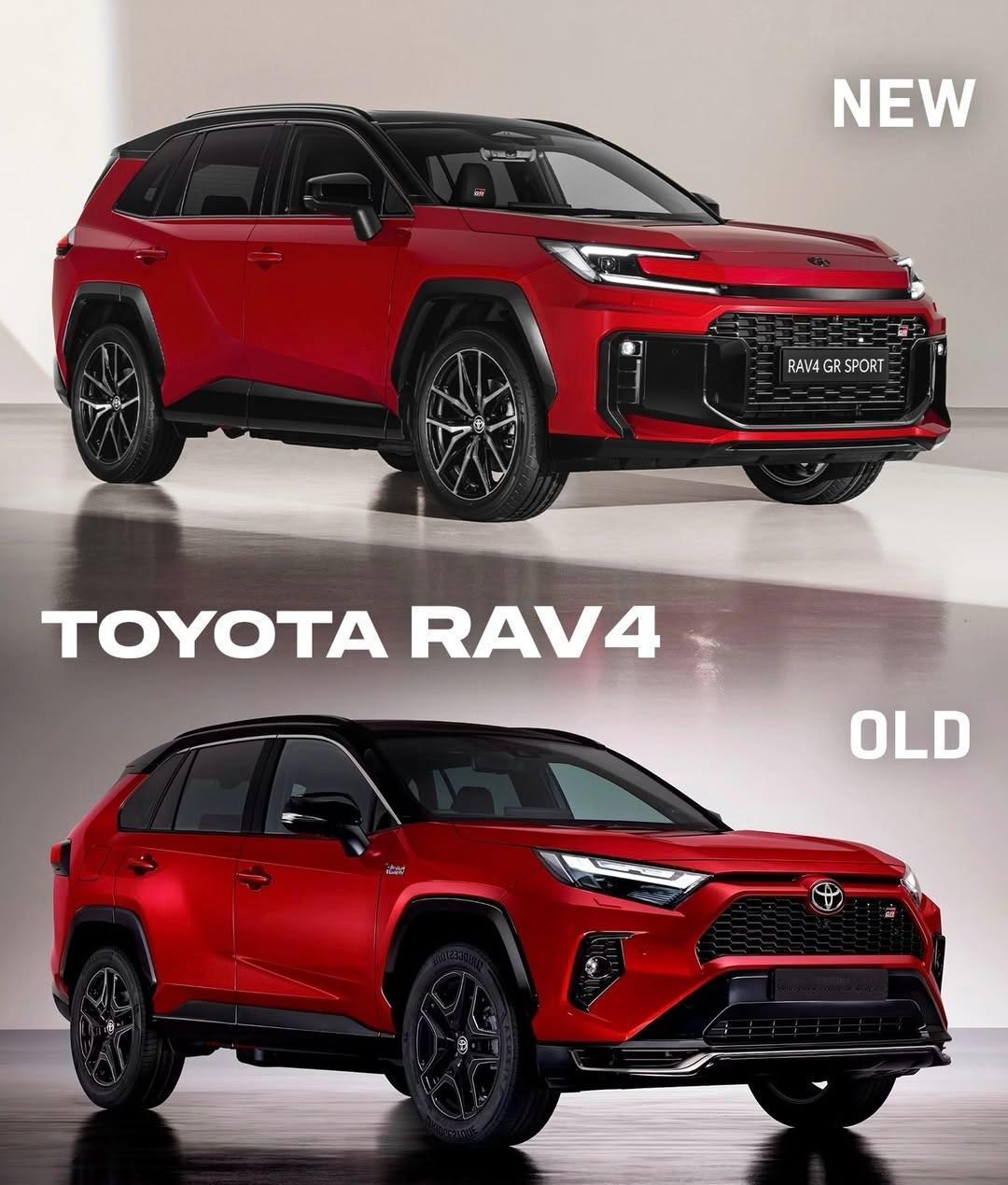 丰田RAV4的新老款更迭展现了从“城市居家”向“硬朗全能”的转变。

新款（第五
