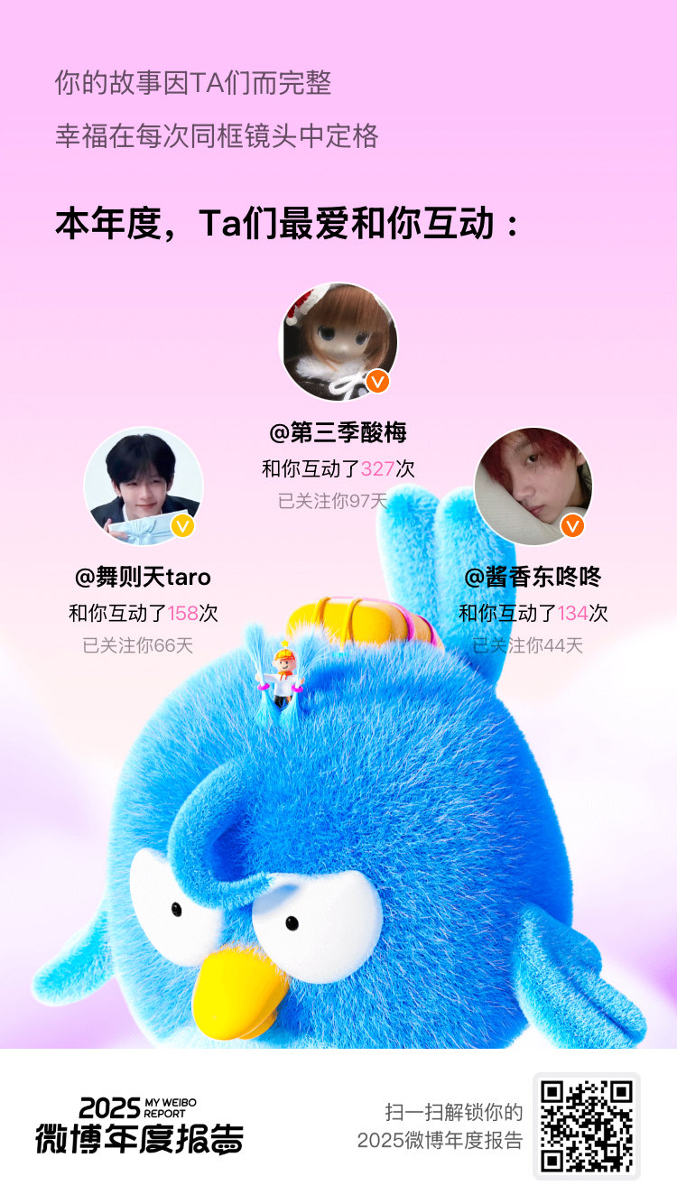 微博年度报告嘿！2025微博年度报告